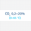 Control de CO2 0,2-20% (0 a 65 °C) posible descontaminación