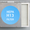 Filtro H13 HEPA 99,95%